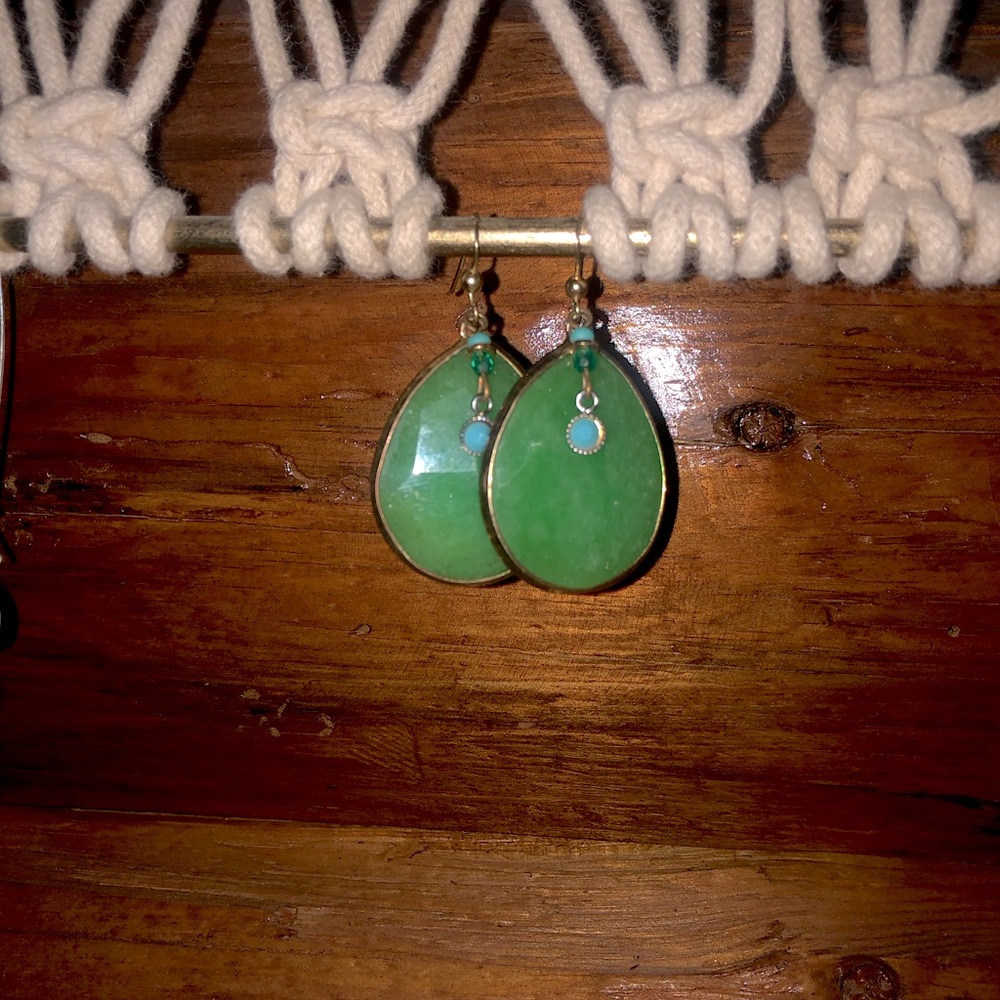 Aventurine Drop Earrings